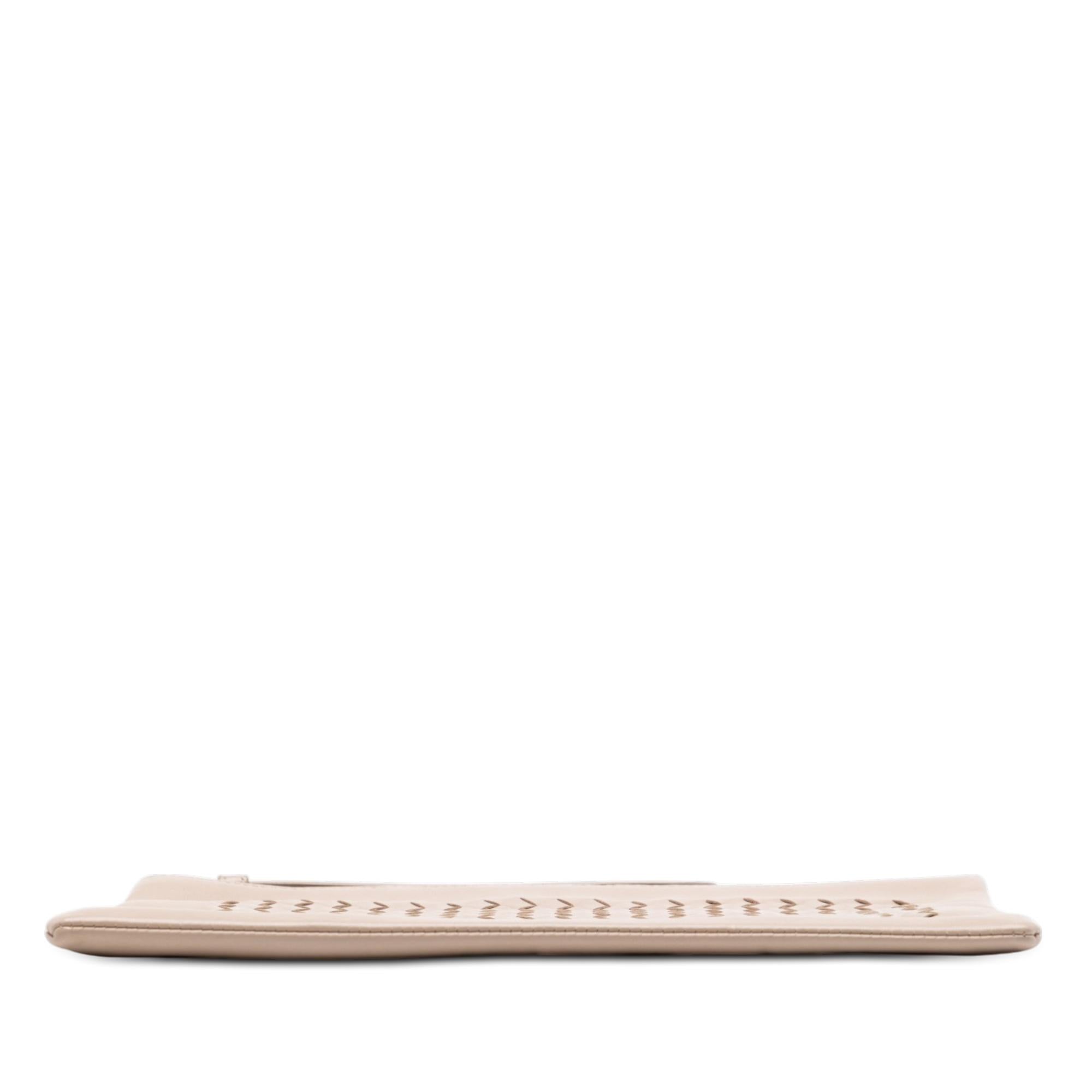 Bottega Veneta Nappa Intrecciato Wristlet Clutch - Image 3