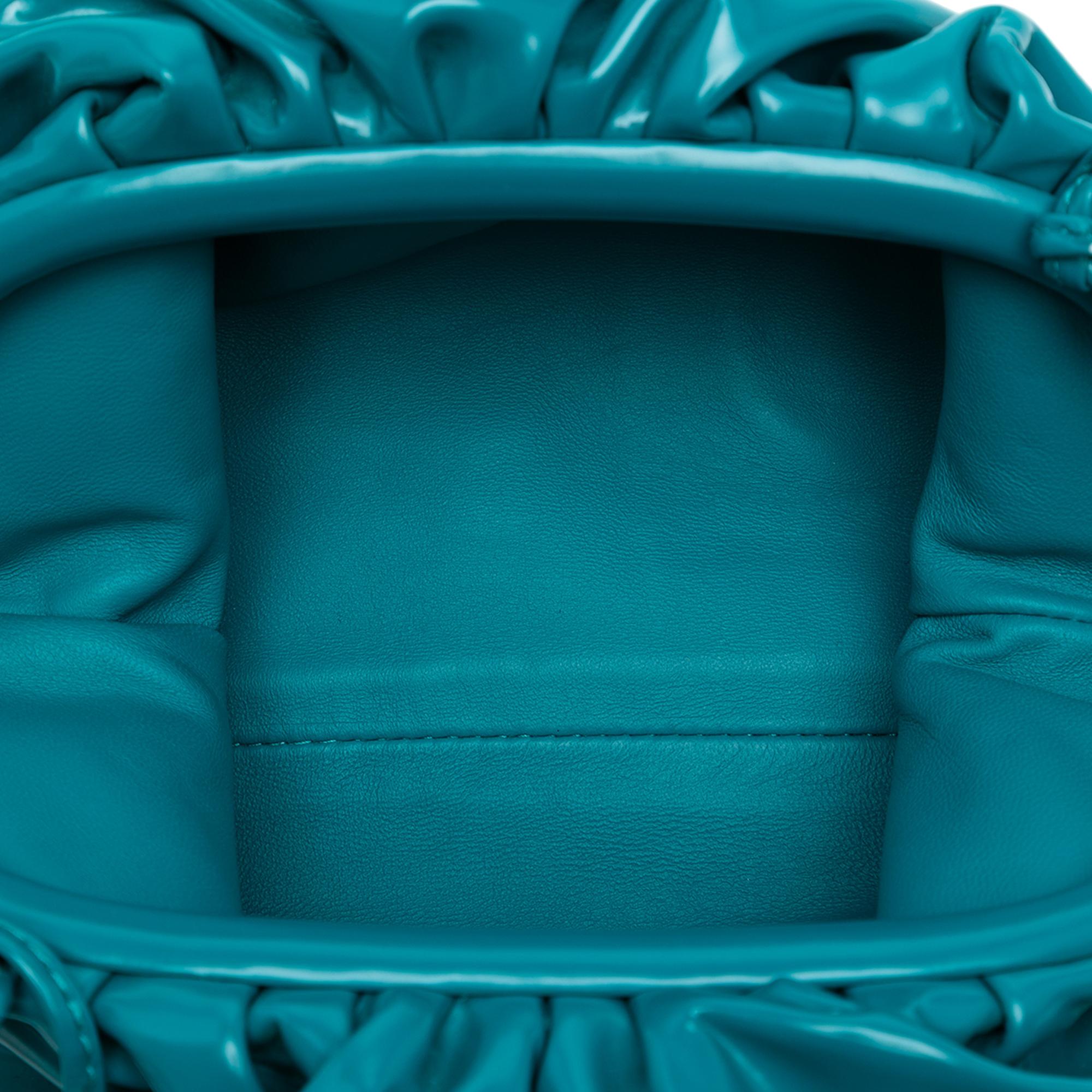 Bottega Veneta Patent Beaded Strap The Mini Pouch Crossbody - Image 4