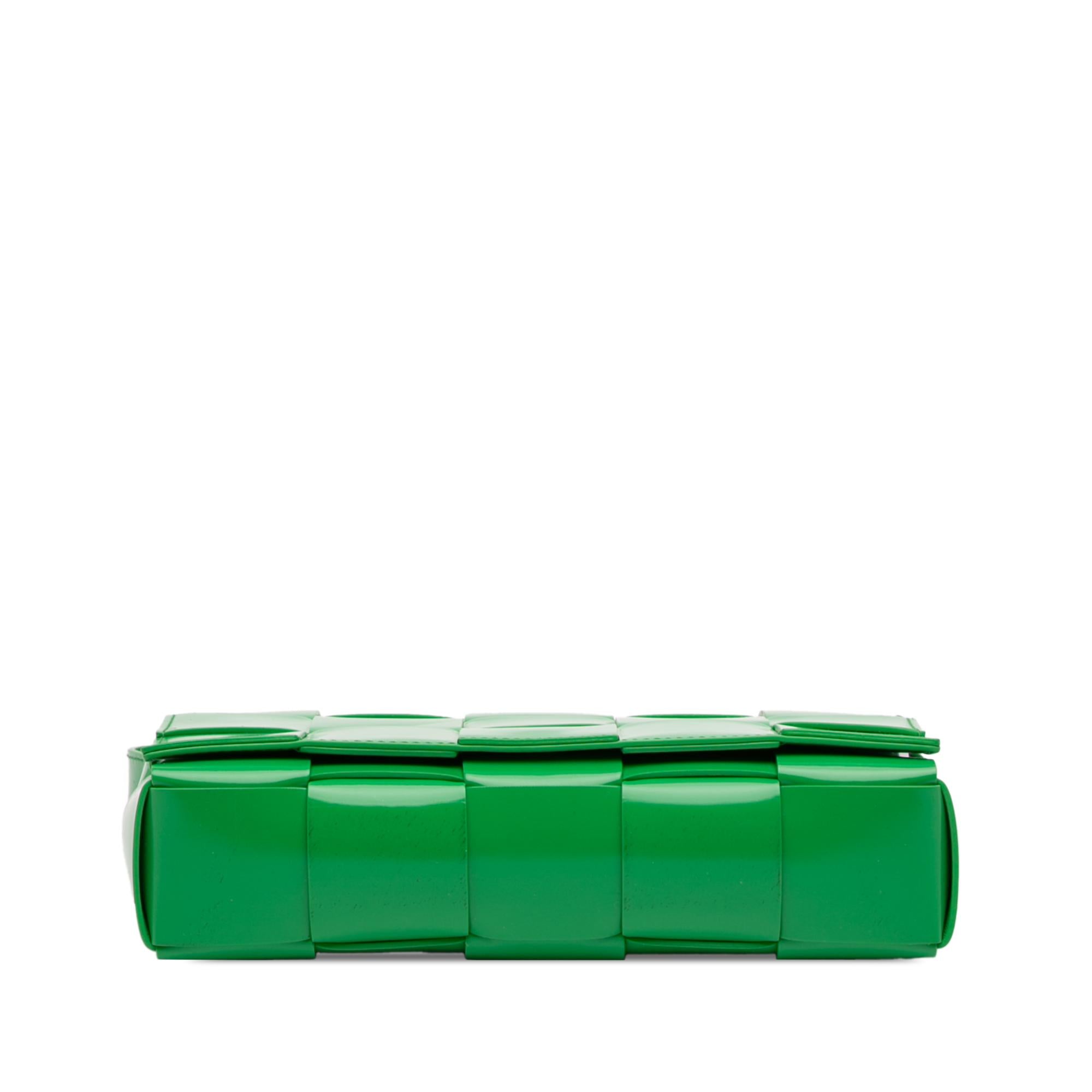 Bottega Veneta Patent Intrecciato Cassette Crossbody - Image 3