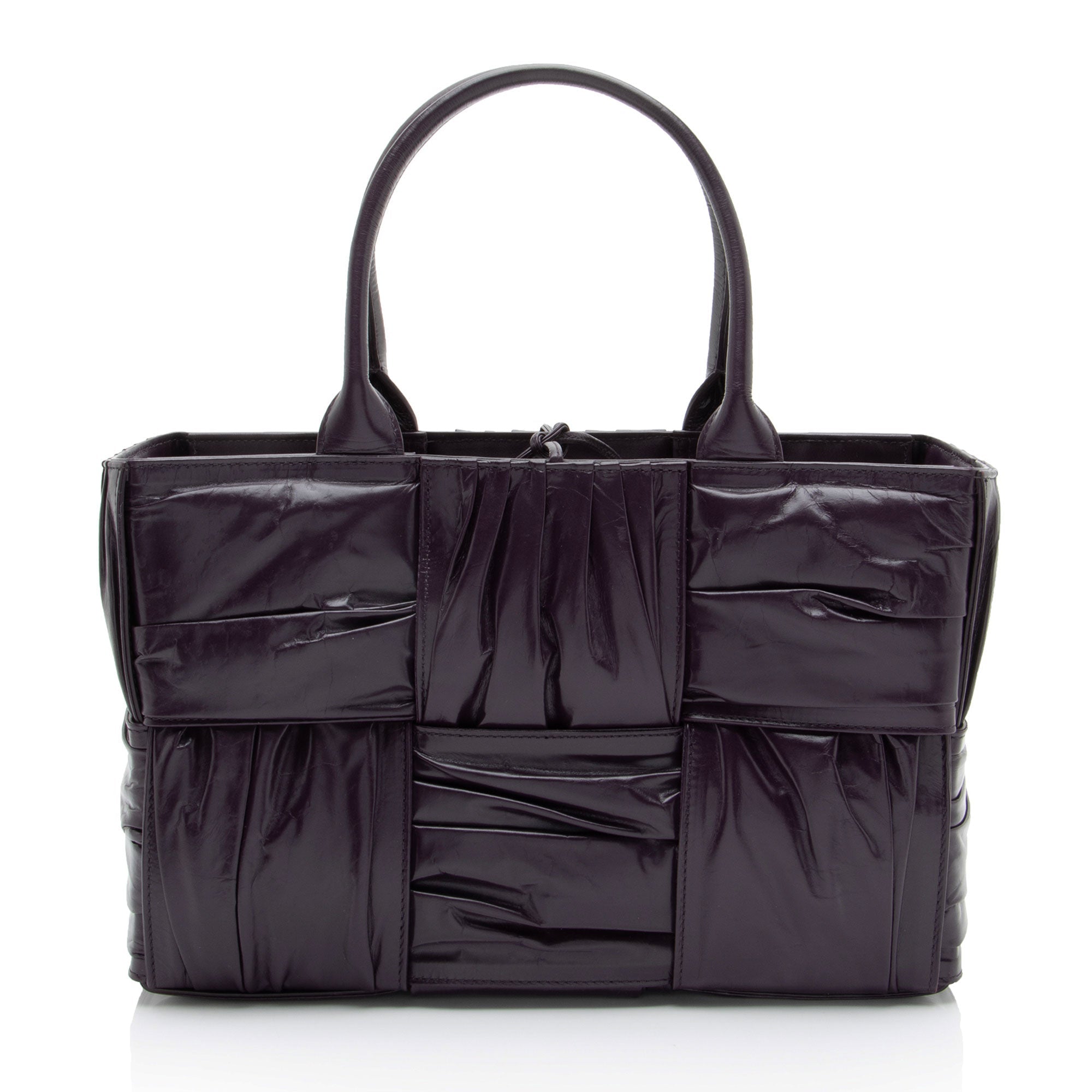Bottega Veneta Pleated Calfskin Arco Small Tote - Image 3