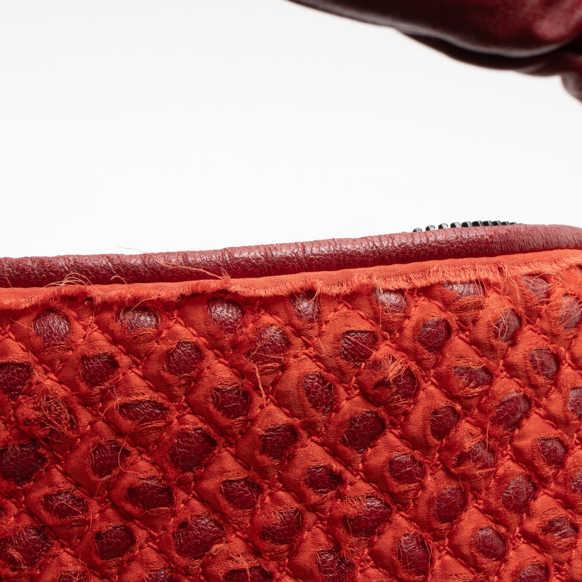 Bottega Veneta Silk Nappa Fuzzy Ponza Large Hobo - Image 12