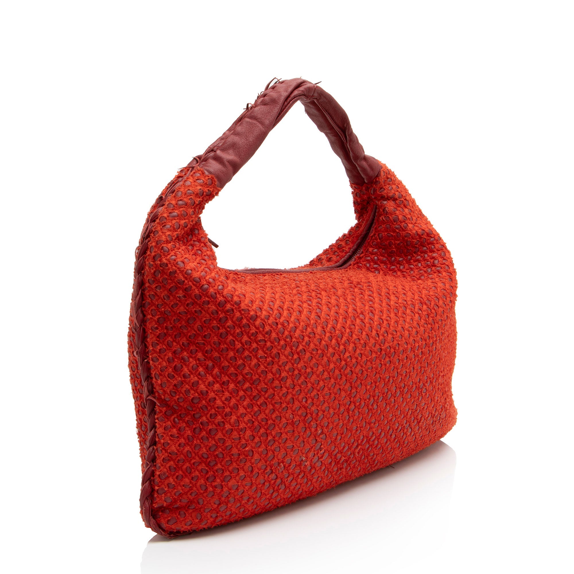 Bottega Veneta Silk Nappa Fuzzy Ponza Large Hobo - Image 2