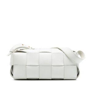 Bottega Veneta Small Lambskin Intrecciato Brick Cassette