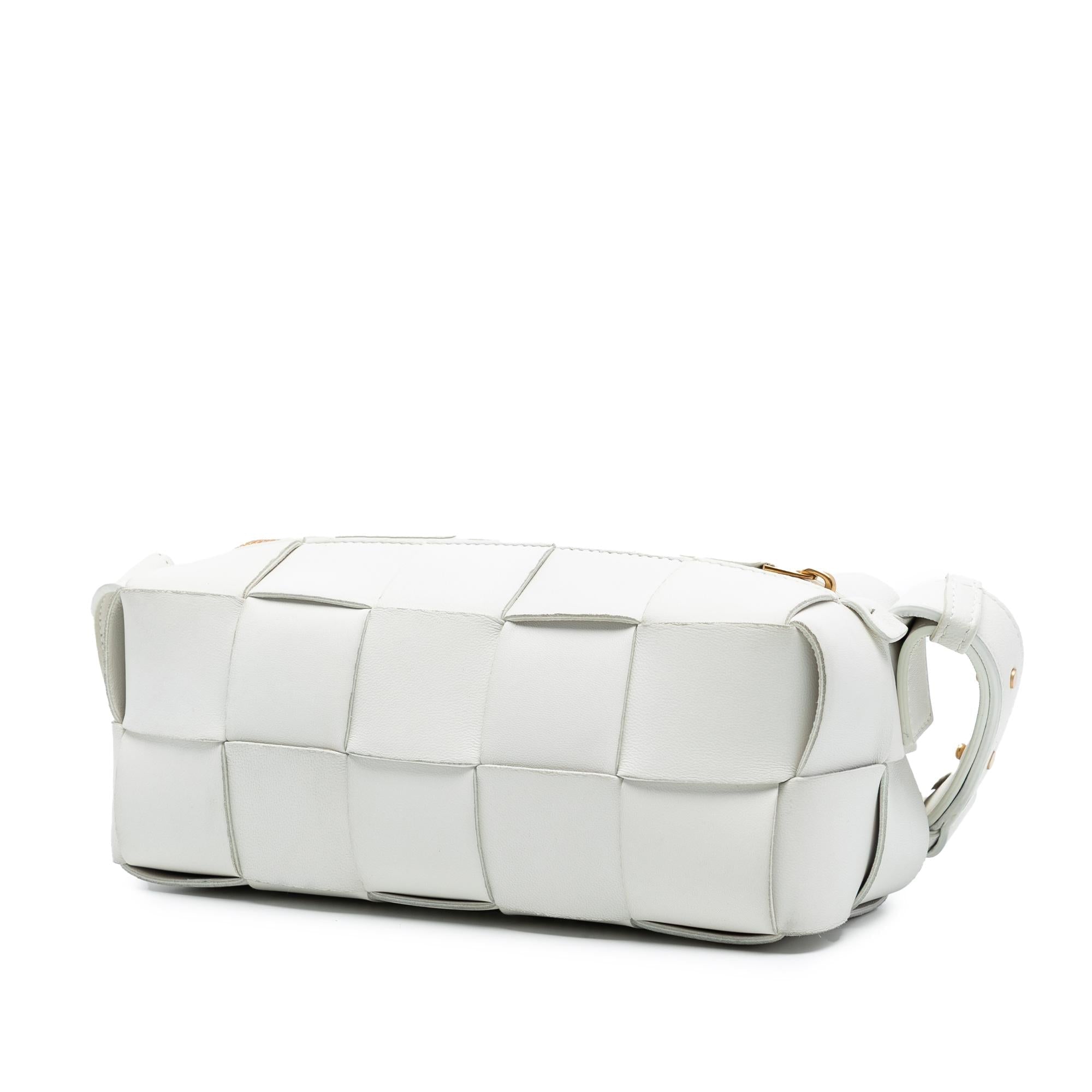 Bottega Veneta Small Lambskin Intrecciato Brick Cassette - Image 2
