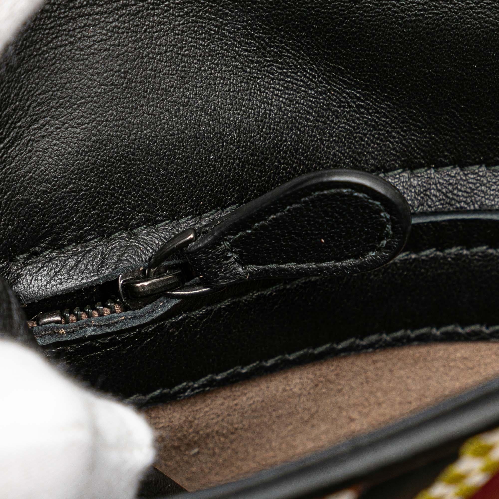Bottega Veneta Small Leather Embroidered Stripe Olimpia Shoulder Bag - Image 10