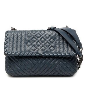 Bottega Veneta Small Nappa Intrecciato Boutis Olimpia Shoulder Bag