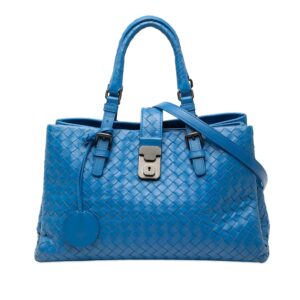 Bottega Veneta Small Nappa Intrecciato Roma Satchel