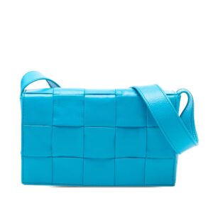 Bottega Veneta Small Paper Calfskin Intrecciato Cassette Crossbody
