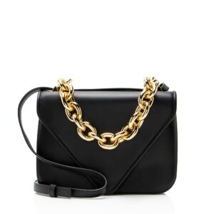 Bottega Veneta Smooth Leather Mount Envelope Chain Small Shoulder Bag
