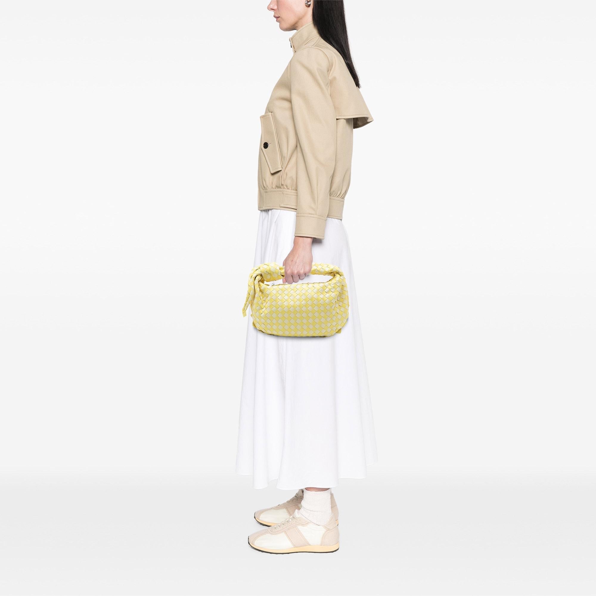 Bottega Veneta Teen Bicolor Nappa Intrecciato Dragon Jodie - Image 5