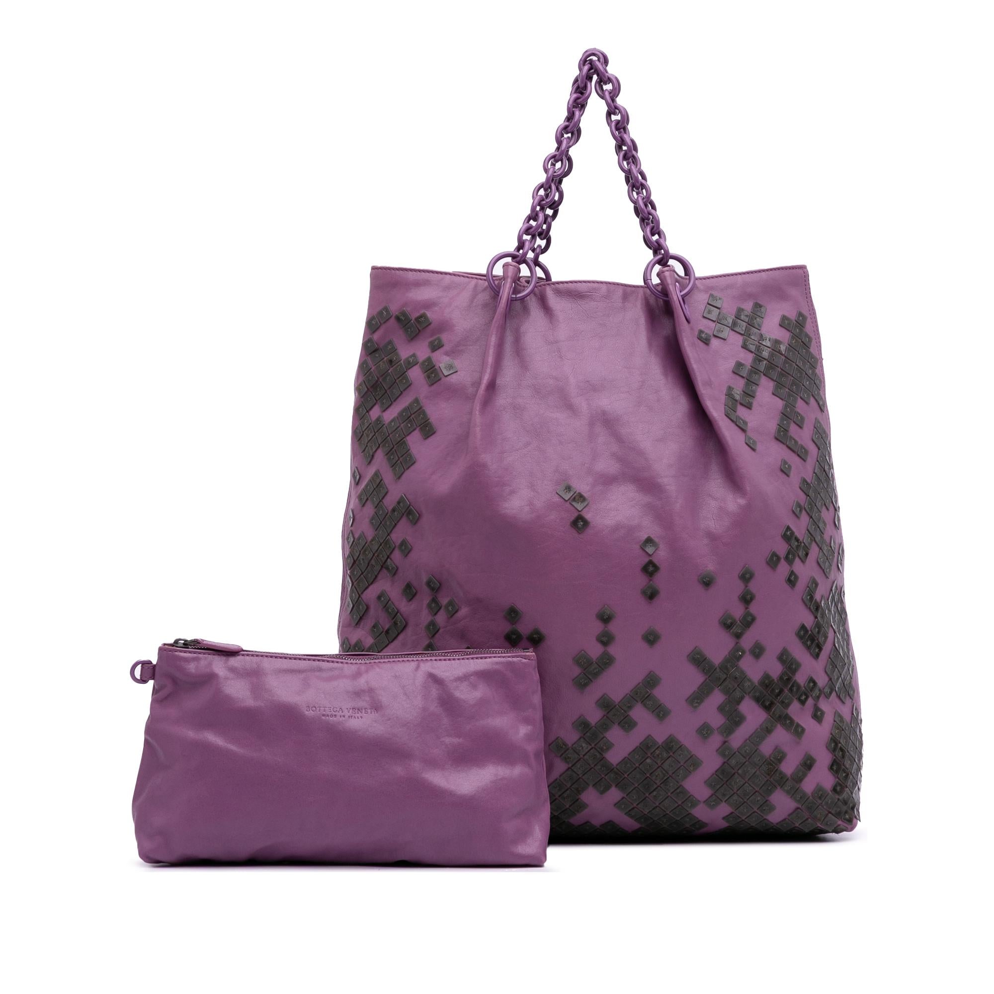 Bottega Veneta Vitello Mosaico Laque Tote - Image 5
