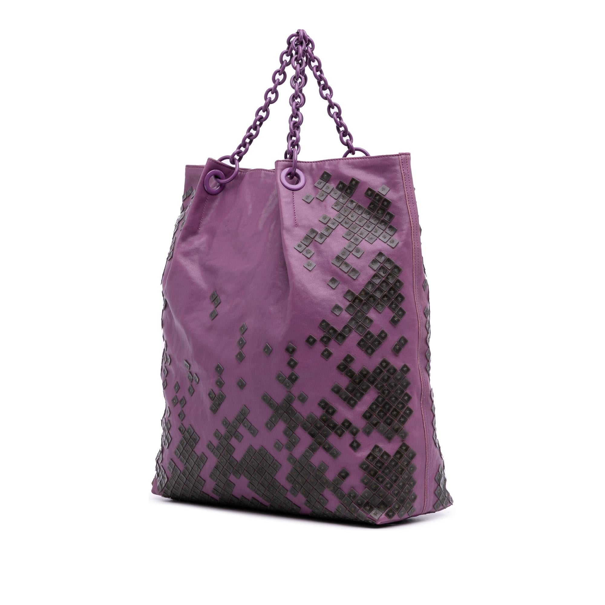 Bottega Veneta Vitello Mosaico Laque Tote - Image 2