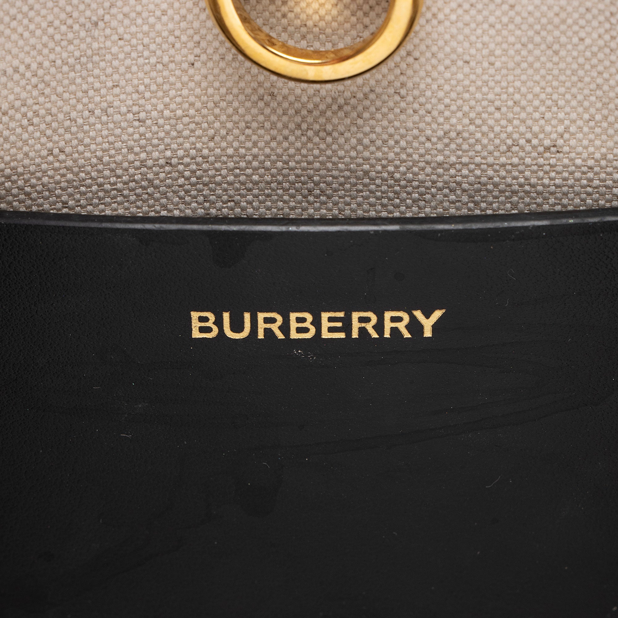 Burberry Canvas Freya Horseferry Mini Tote - Image 8