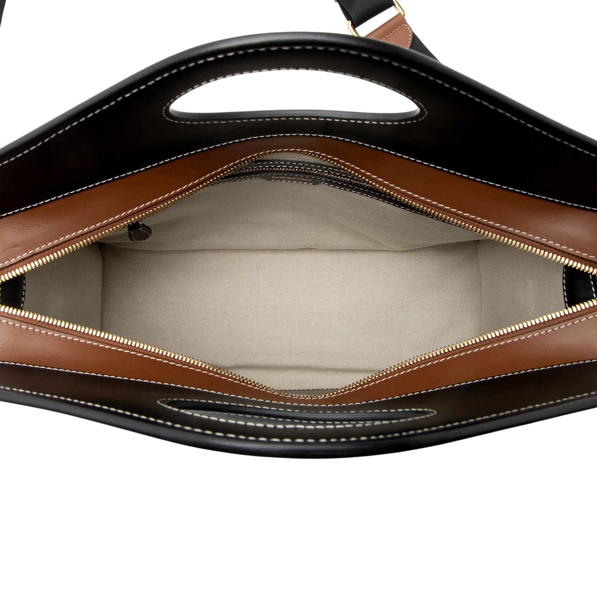 Burberry Canvas Horseferry Medium Pocket Tote - Image 7