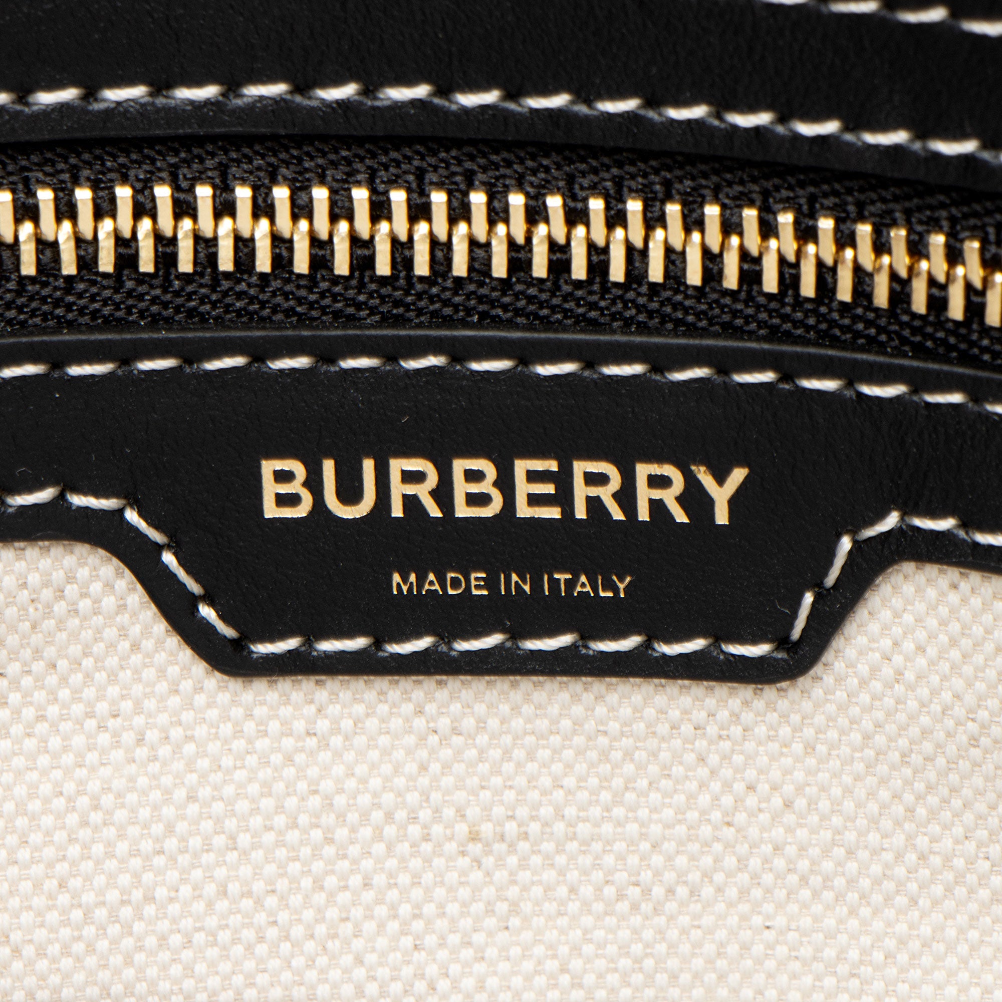 Burberry Canvas Horseferry Medium Pocket Tote - Image 8