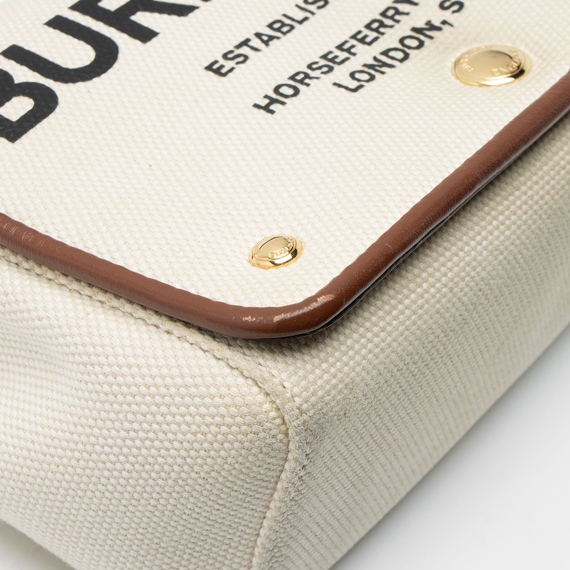 Burberry Canvas Horseferry Small Crossbody - Image 11