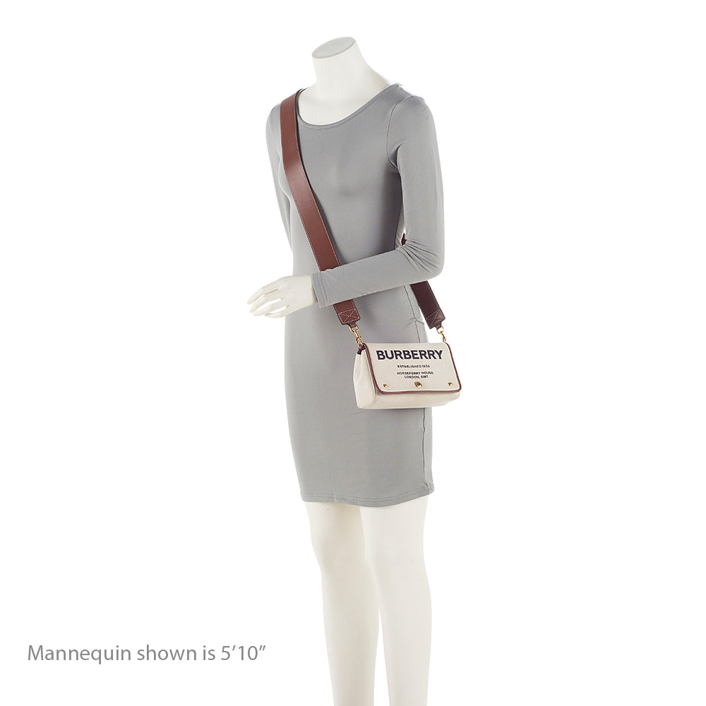 Burberry Canvas Horseferry Small Crossbody - Image 5