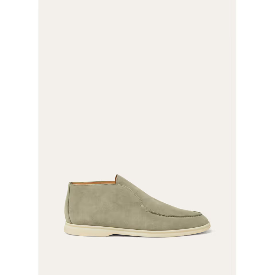 Bottillons Loro Piana - Open Walk - Gris Armée - Image 3