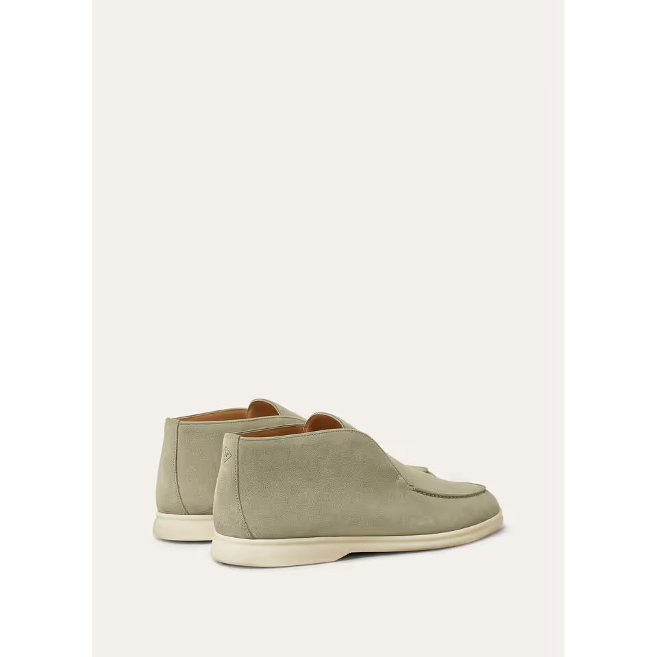 Bottillons Loro Piana - Open Walk - Gris Armée - Image 4