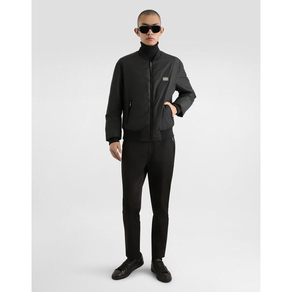 Bomber Dolce & Gabbana - Nylon - Noir - Image 2