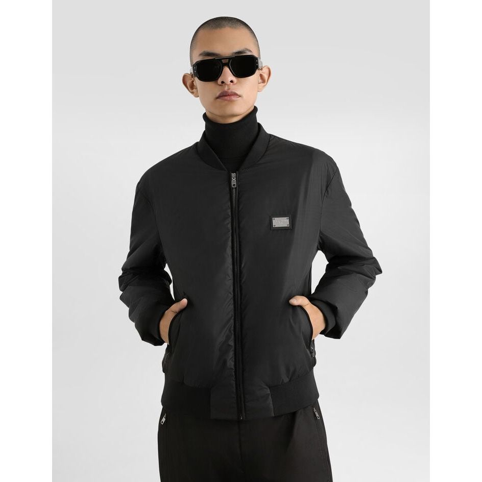Bomber Dolce & Gabbana - Nylon - Noir - Image 4