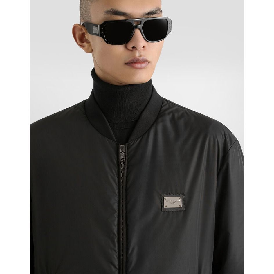 Bomber Dolce & Gabbana - Nylon - Noir - Image 3