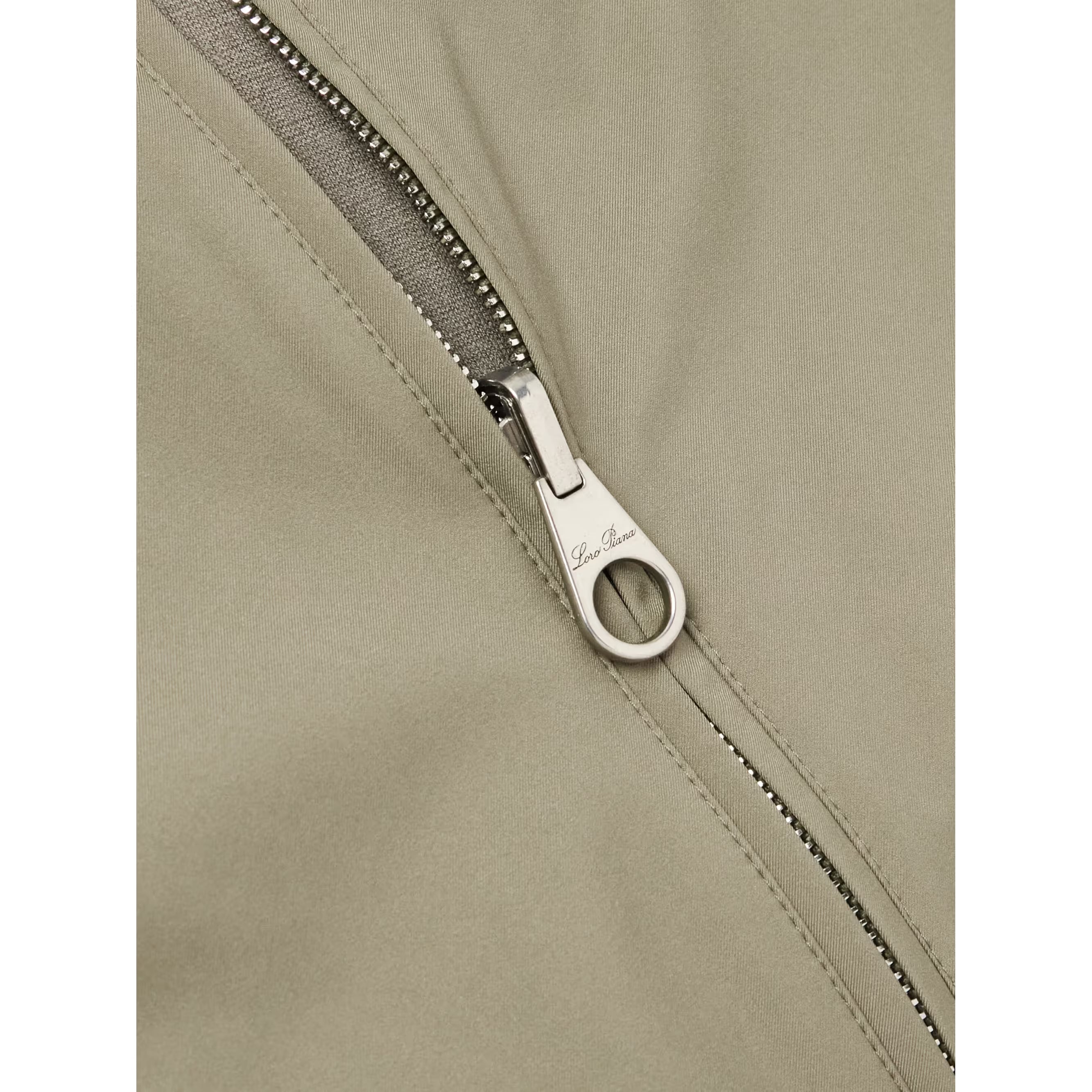 Bomber Loro Piana - En tissu Windmate - Vert - Image 5